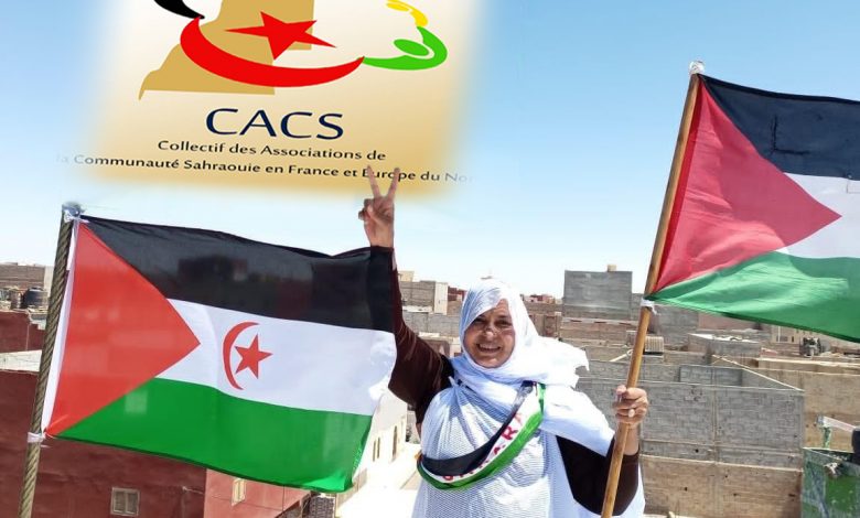 Photo of رسالة تضامن مع الناشطة سلطانة خيا وعائلتها من الجالية الصحراوية بفرنسا.