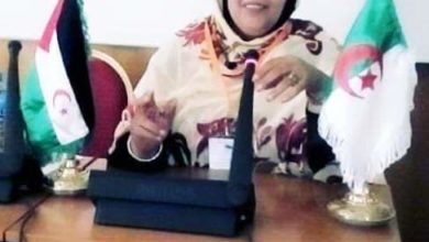 Photo of الشابة سيني أمينة عامة للإتحاد الوطني للمرأة الصحراوية 